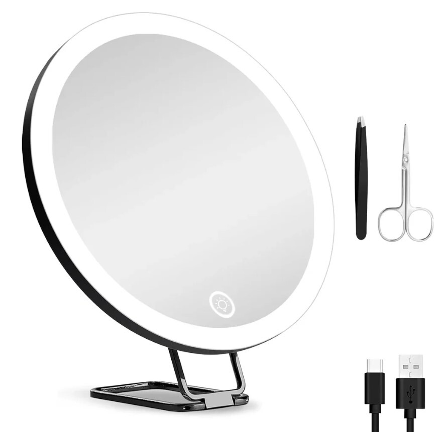 Led Rechargeable Magnifying Makeup Mirror